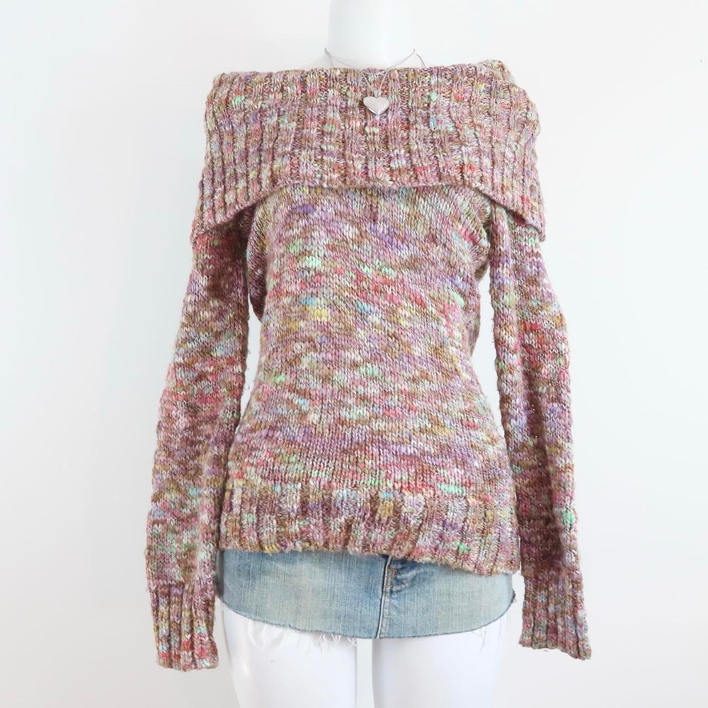 vintage marina christina multicolor knit sweater | 90s y2k fairycore